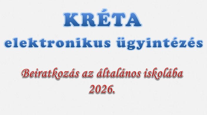 Mától elérhető a A KRÉTA beiratkozás szülői felülete (BÁI)