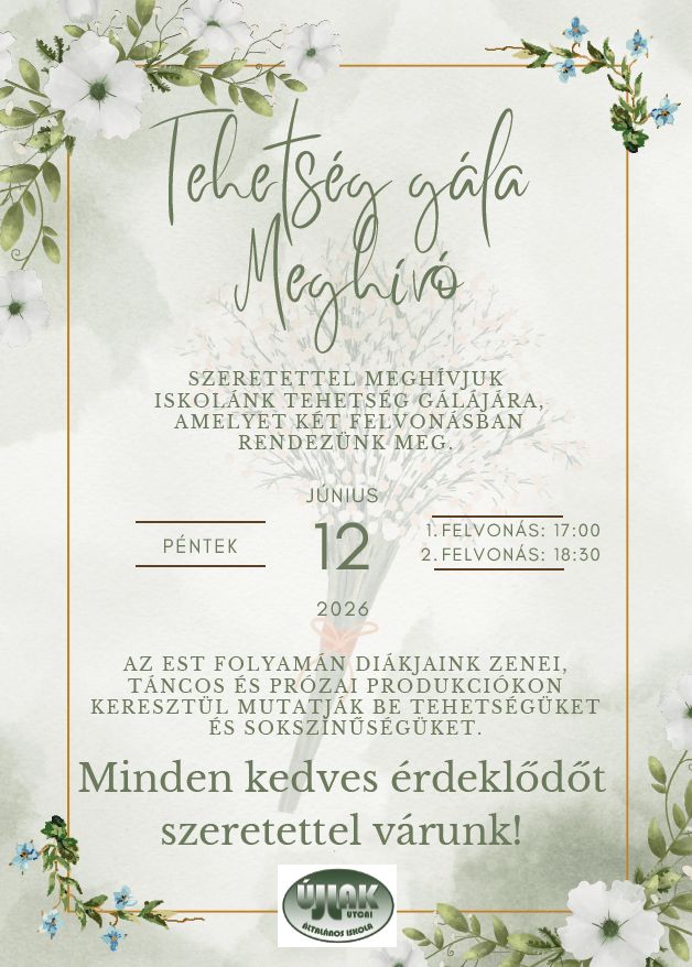 Tehetség gála - 2026